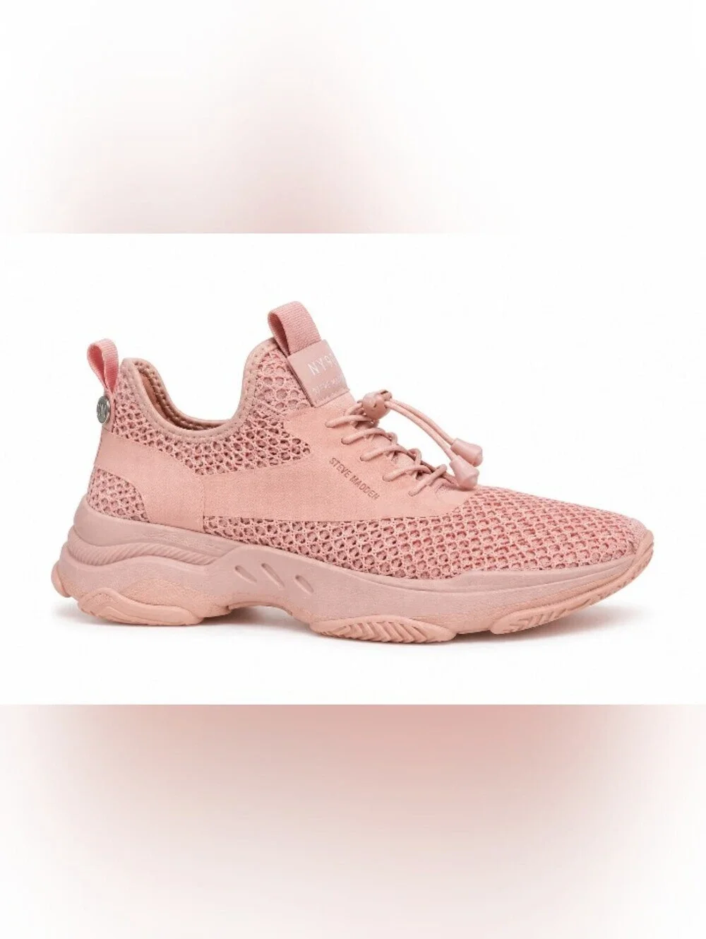 Steve Madden NY 90 Pink Mesh Women's Athletic Sneakers Size 10